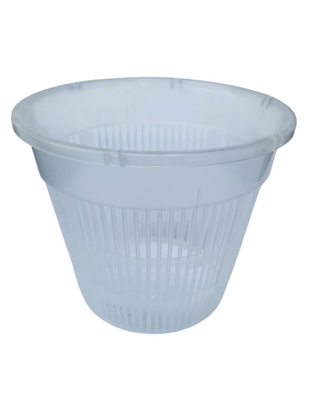 Clear Orchid Pot 5 Inch Slotted Plastic Planter Ventilated Drainage Pot Hydropon